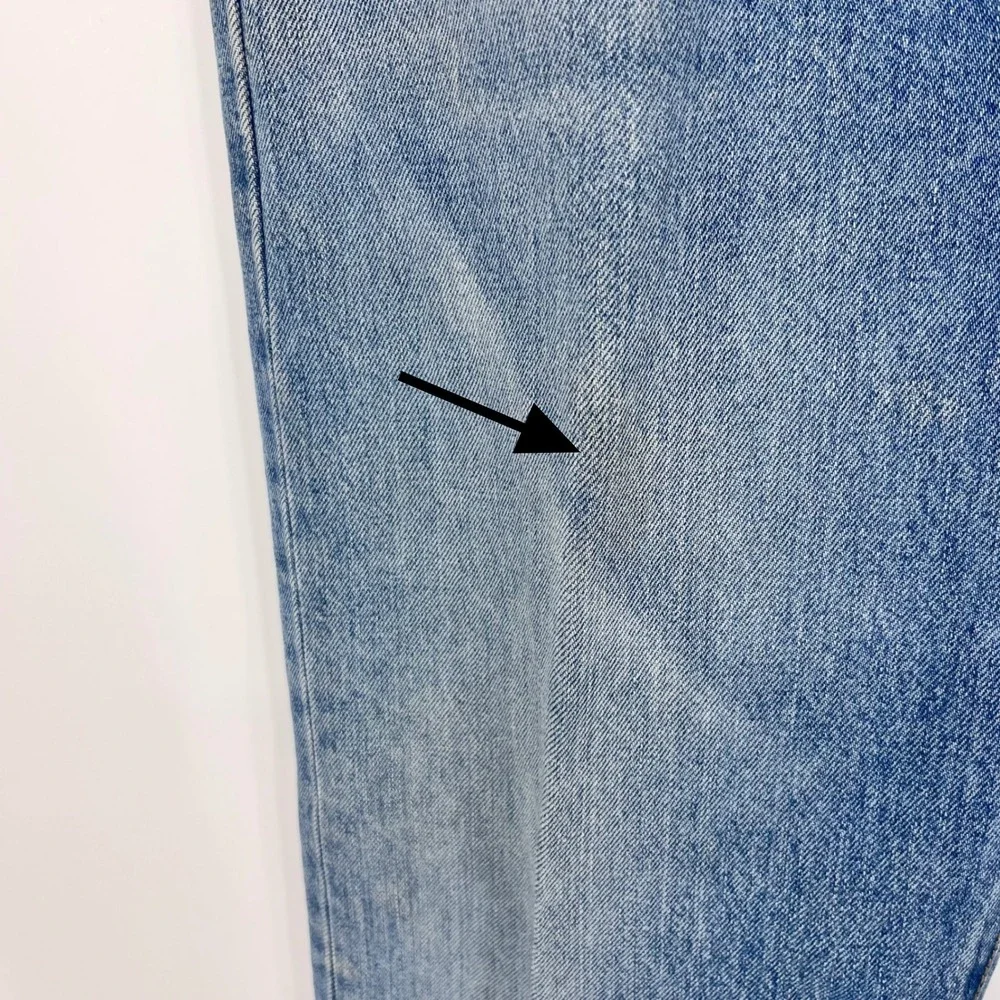 Levi's 501 Original Fit Jeans Men 34x30 Light Wash Blue Straight Streetwear 2008